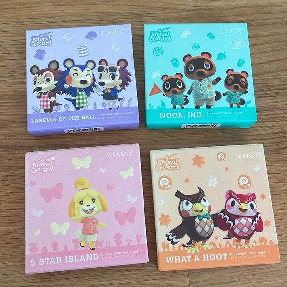 ColourPop Animal Crossing Eyeshadow Set